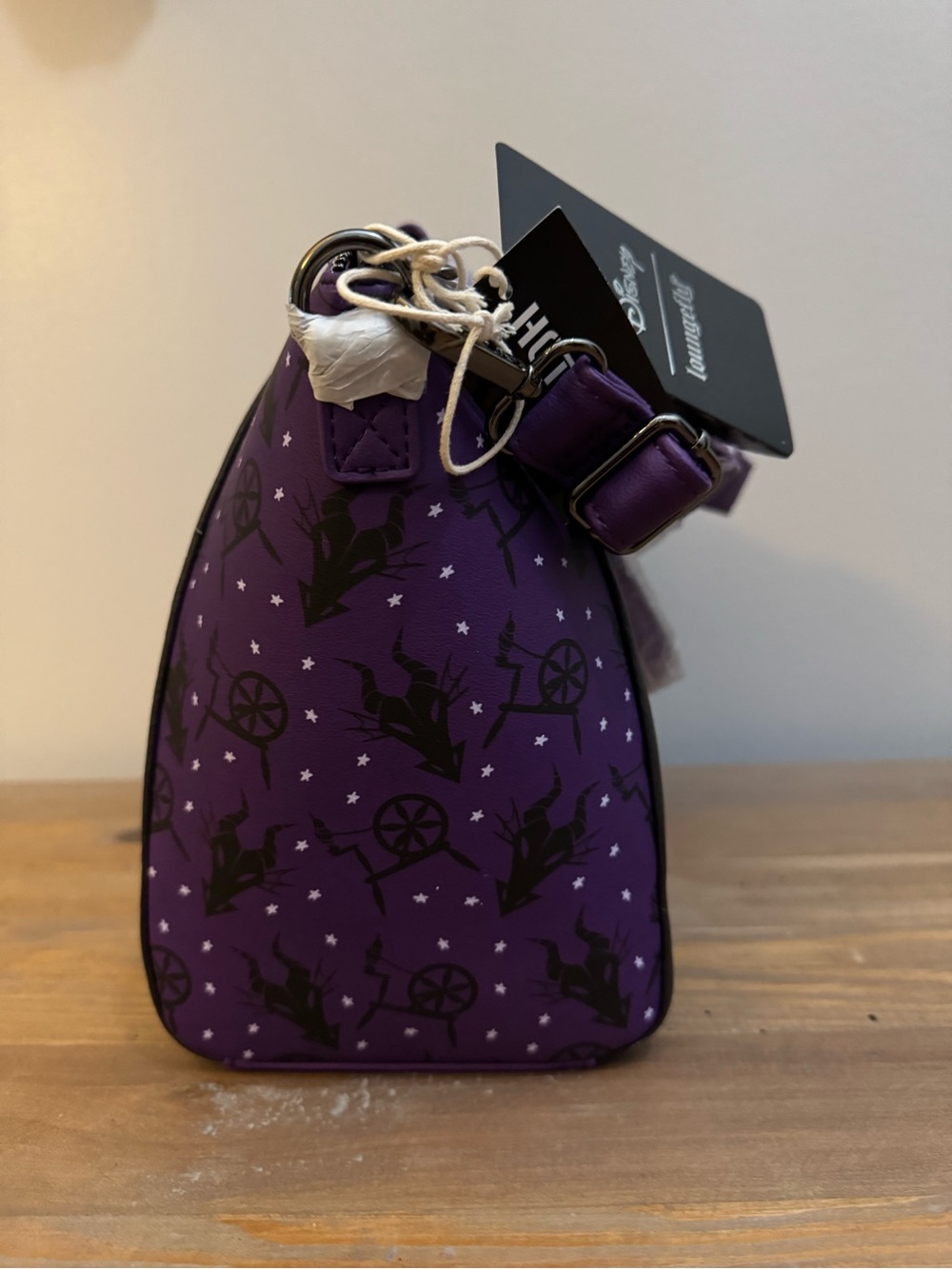 Disney Loungefly Maleficent Villains Mistress of Evil Crossbody Purse Satchel - Picture 3 of 7
